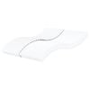 vidaXL Skummadrass vit 200x200 cm h&aring;rdhet H2 H3