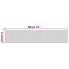 vidaXL Rumsavdelare brun bredd 800 cm h&ouml;jd 165 cm bambu