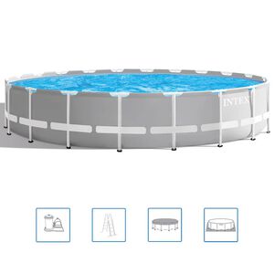 Intex Pool med tillbeh&ouml;r Prism Frame 610x132 cm 26756GN