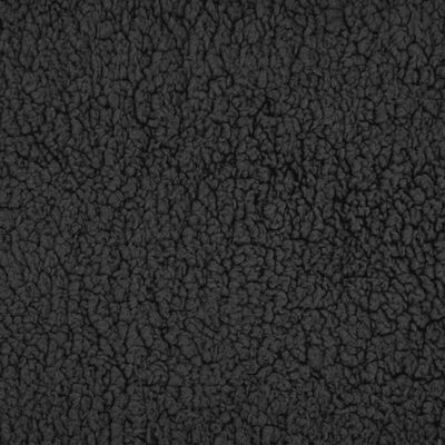vidaXL Ergonomisk hundmadrass 60x42 cm linnelook fleece mörkgrå