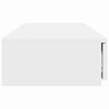 vidaXL S&auml;ngl&aring;dor med l&aring;da Vit 120 x 36,5 x 16,5 cm Konstruerat tr&auml;