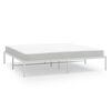 vidaXL S&auml;ngram metall vit 183x213 cm