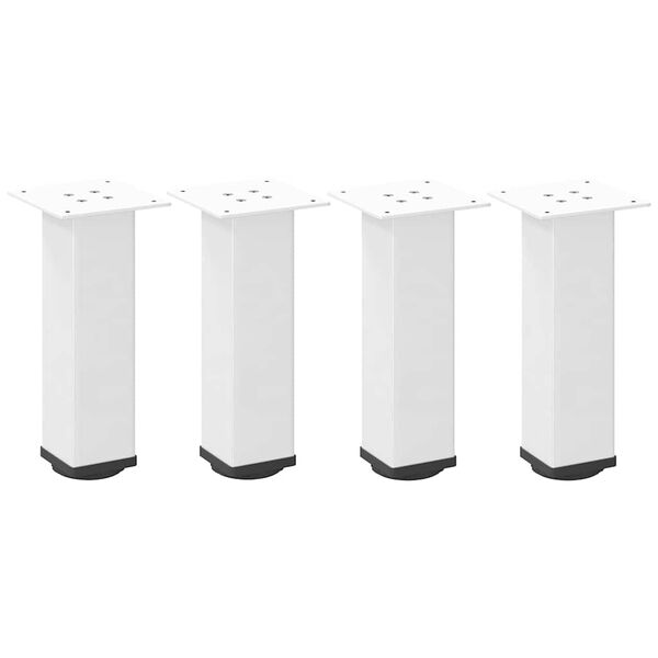 vidaXL Soffbordsben 4 st vita 42-44 cm st&aring;l