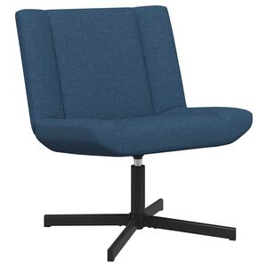 vidaXL Skrivstol Bl&aring; 63 x 75 x 76 cm tyg