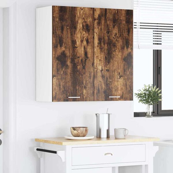 vidaXL H&auml;ngande sk&aring;p Riga R&ouml;kt ek 80 x 31 x 80 cm Konstruerat tr&auml;