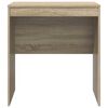 vidaXL Skrivbord Sonoma-ek 70 x 50 x 76 cm