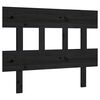 vidaXL S&auml;nggavel svart 103,5x3x81 cm massiv furu