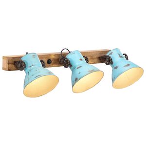 vidaXL V&auml;gglampa 25 W n&ouml;tt bl&aring; 65x25 cm E27
