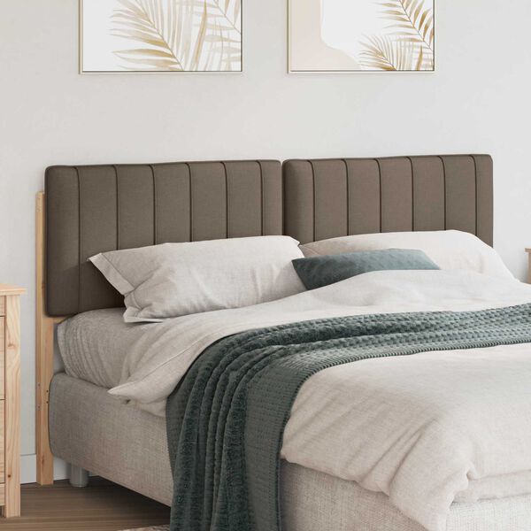 vidaXL Kl&auml;dd s&auml;nggavel Brun och Taupe 160 cm Massiv furu