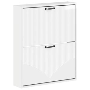 vidaXL V&auml;ggmonterad skosk&aring;p HOORN 71 x 17 x 86 cm Konstruerat tr&auml;