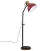 vidaXL Golvlampa 25 W n&ouml;tt r&ouml;d 30x30x100-150 cm E27