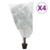 vidaXL Fiberdukar med dragsko 4 st 70 g/m&sup2; 0,8x1,2 m