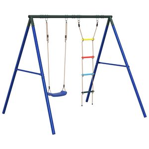 vidaXL Gungst&auml;llning med gunga och stege