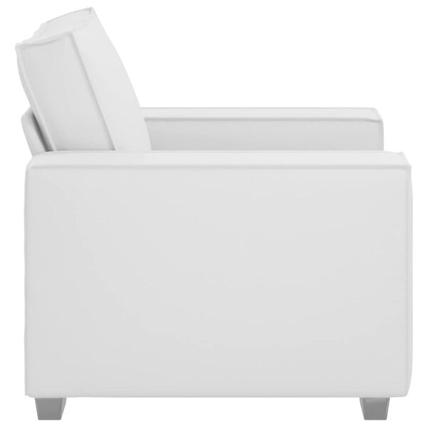 vidaXL Soffa Vit 99 x 78 x 84 cm tyg