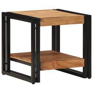 vidaXL Kaffeebord Brun 40 x 40 x 38 cm Massivt Akaciatr&auml;