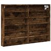 vidaXL Vitrinsk&aring;p r&ouml;kf&auml;rgad ek 80x8,5x58 cm konstruerat tr&auml;