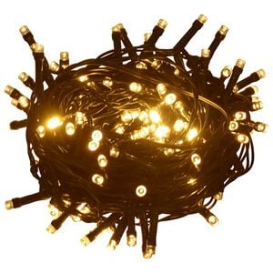 vidaXL Ljusslinga 2000 LED inne/ute 200m IP44 varmvit