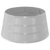 vidaXL Julf&aring;ll Kegelformad Silver &Oslash; 56 x 25,5 cm Plast