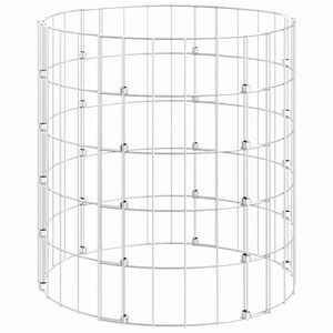 vidaXL Kompost &Oslash;50x50 cm galvaniserat st&aring;l