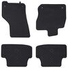 vidaXL Bilmatta 4 st Passar VW GOLF VIII MHEV 2020- Gummi