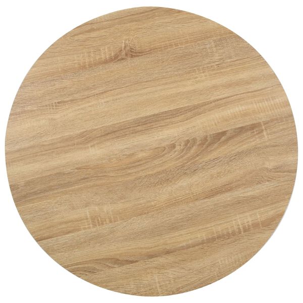 vidaXL Bistrobord ljusbrun 80 cm MDF