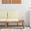 vidaXL Modulsoffa utomhus Naturf&auml;rg 91 x 63 x 73 cm Massivt Akaciatr&auml;