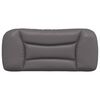 vidaXL Headboard Cushion "Hvar" Grey 90 cm Faux Leather