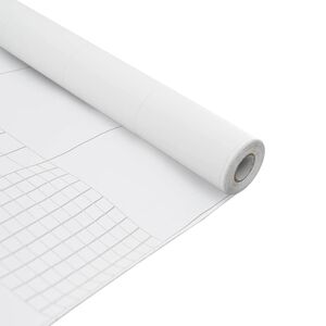 vidaXL Sj&auml;lvh&auml;ftande F&ouml;nsterfilm Frostad vit 45 x 1000 cm PVC