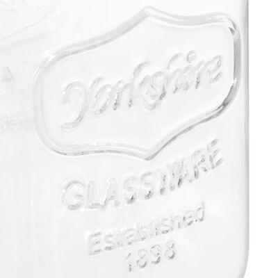 vidaXL Glasbehållare med tappkran 2 st 8050 ml glas