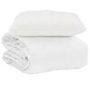 vidaXL Sommar Duvet med kudde 2 st Vit Mikrofiber