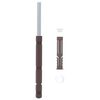 vidaXL Flytande hyllst&ouml;d 12 Beige &Oslash;14 x 210 mm St&aring;l