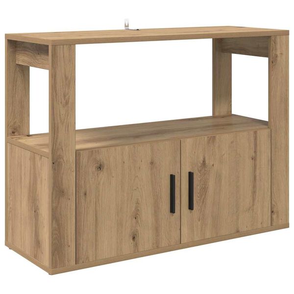 vidaXL Sideboard artisan ek 80 x 30 x 60 cm Konstruerat tr&auml;