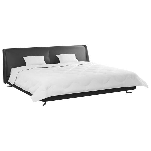 vidaXL Dunt&auml;cke med Kuddar 3 pcs Vit Mikrofiber och Dunfj&auml;der