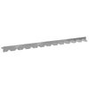 vidaXL Kant f&ouml;r gr&auml;smatta 30 pcs 102 x 4 x 4 cm St&aring;l Silver
