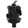 vidaXL 6-v&auml;gsventil f&ouml;r sandfilter ABS 1,5"