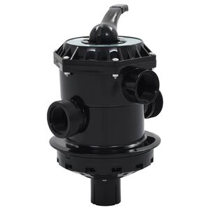 vidaXL 6-v&auml;gsventil f&ouml;r sandfilter ABS 1,5"