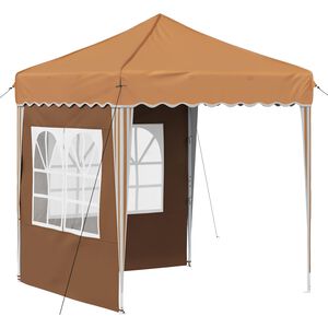 vidaXL Pop-up Partyt&auml;lt Beige 195 x 195 x 245 cm Oxford Tyg