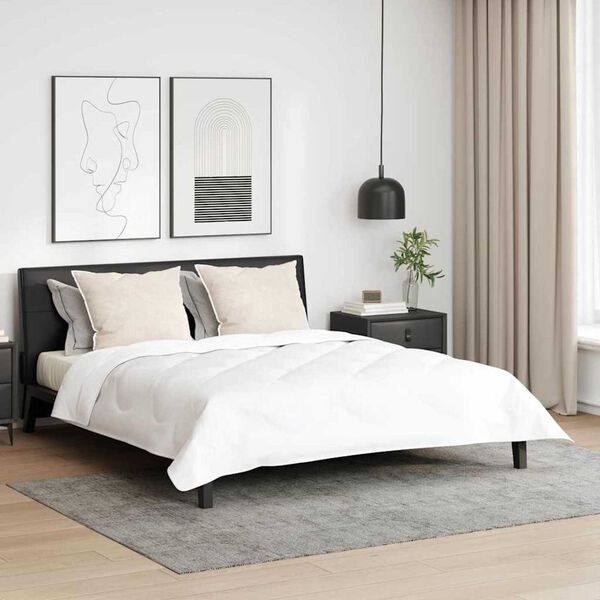 vidaXL Kudde med kudde 2 pcs Vit 70 x 90 cm Fj&auml;der