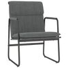 vidaXL Loungestol m&ouml;rkgr&aring; 55x64x80 cm tyg