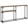 vidaXL Konsolbord Artisan Ek 145 x 22,5 x 75 cm Konstruerat tr&auml;
