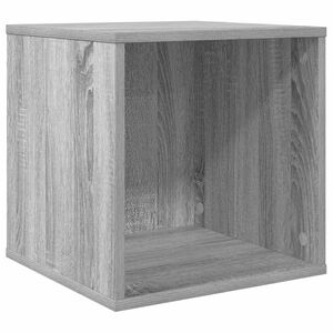 vidaXL Vinylalbum L&aring;da Gr&aring; Sonoma 37 x 36,5 x 38 cm Konstruerat tr&auml;