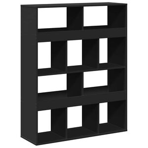 vidaXL Rumsavdelare svart 100x33x125,5 cm konstruerat tr&auml;