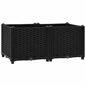 vidaXL Upph&ouml;jd b&auml;dd 80x40x38 cm polypropen