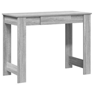 vidaXL Skrivbord gr&aring; sonoma 100x45x75 cm konstruerat tr&auml;