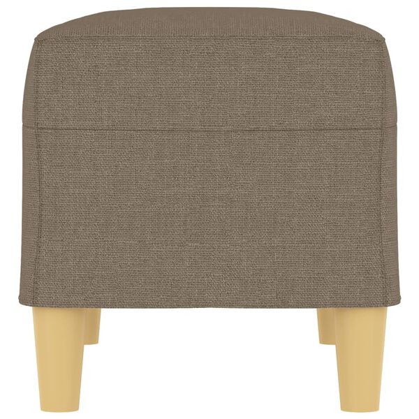 vidaXL Bänk taupe 70x35x41 cm tyg