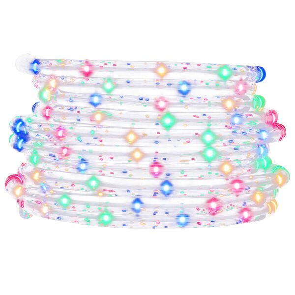 vidaXL Ljusslang med 240 lysdioder flerfärgad 10 m PVC