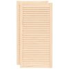 vidaXL Sk&aring;pluckor lamelldesign 2 st 99,3x49,4 cm massiv furu