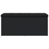 vidaXL F&ouml;rvaringsb&auml;nk svart 102x42x45 cm konstruerat tr&auml;