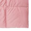 vidaXL Sommar Duvet Quiltad Rosa 240 x 260 cm Mikrofiber