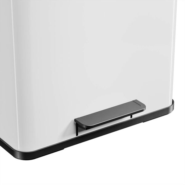 Hailo Pedalhink Oko Duo Plus 17L + 9L vit strl. L 0630-230